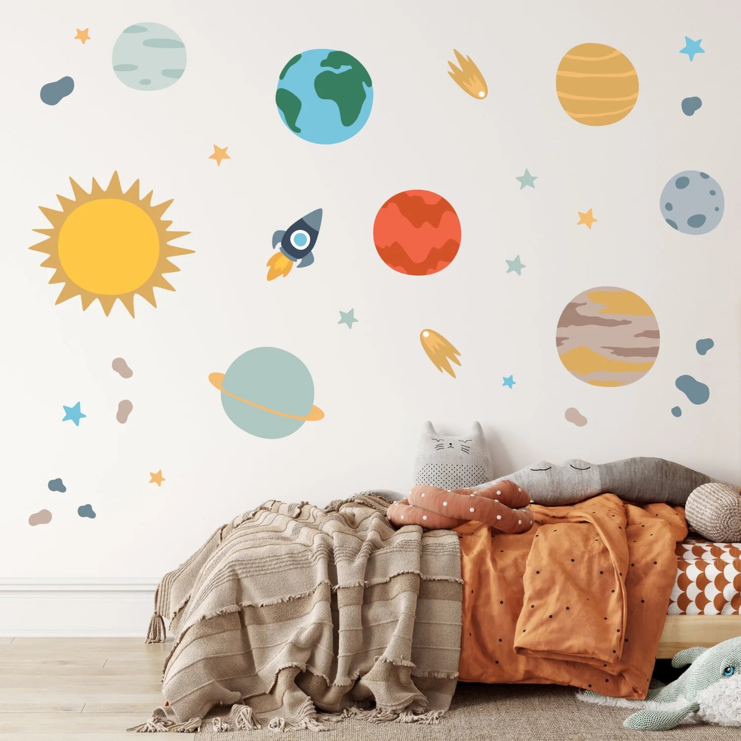 Big Planets Wall Decal - Decals Sea and Space