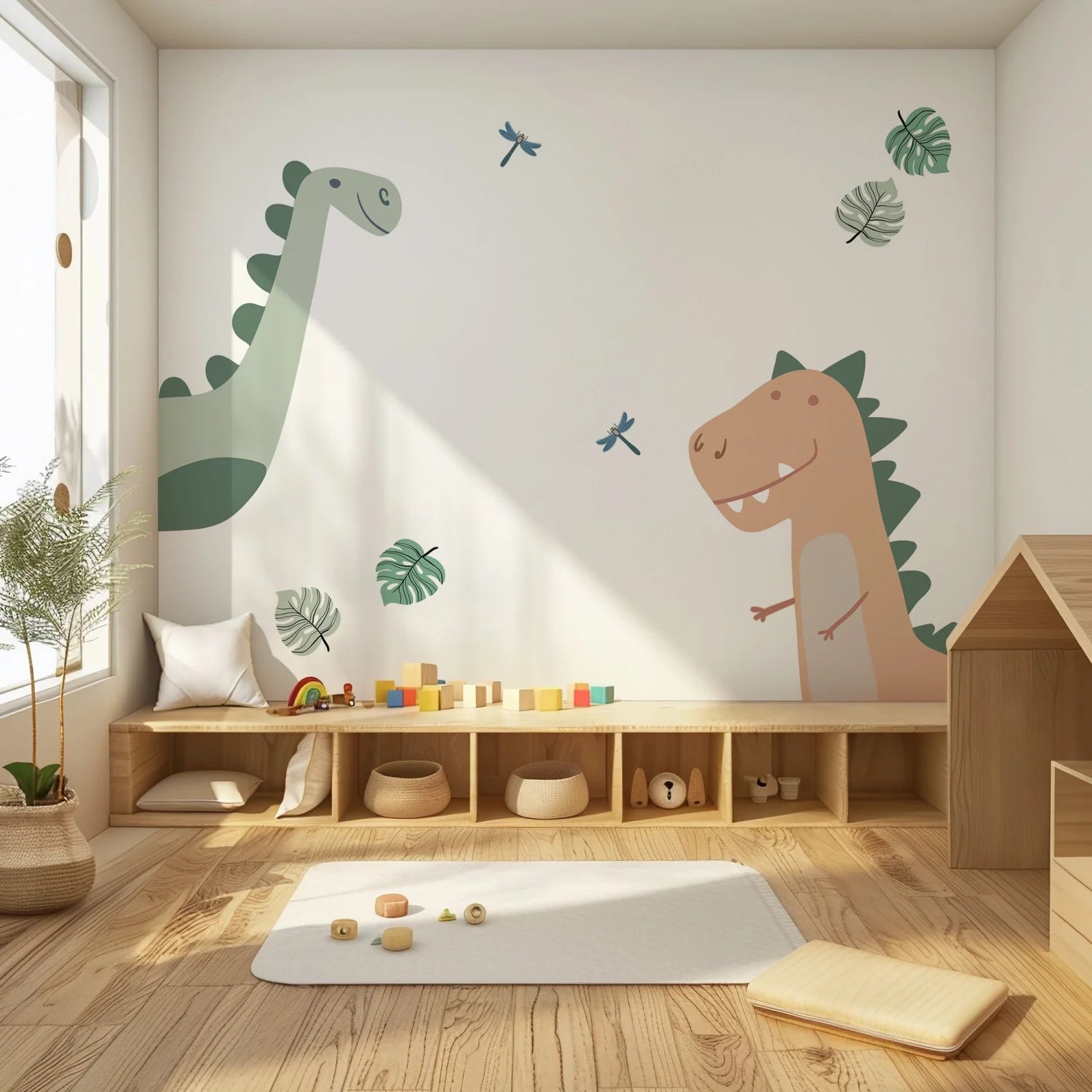 Diplo &amp; Rex The Dinos - Kids Wall Decal - Decals - Animals