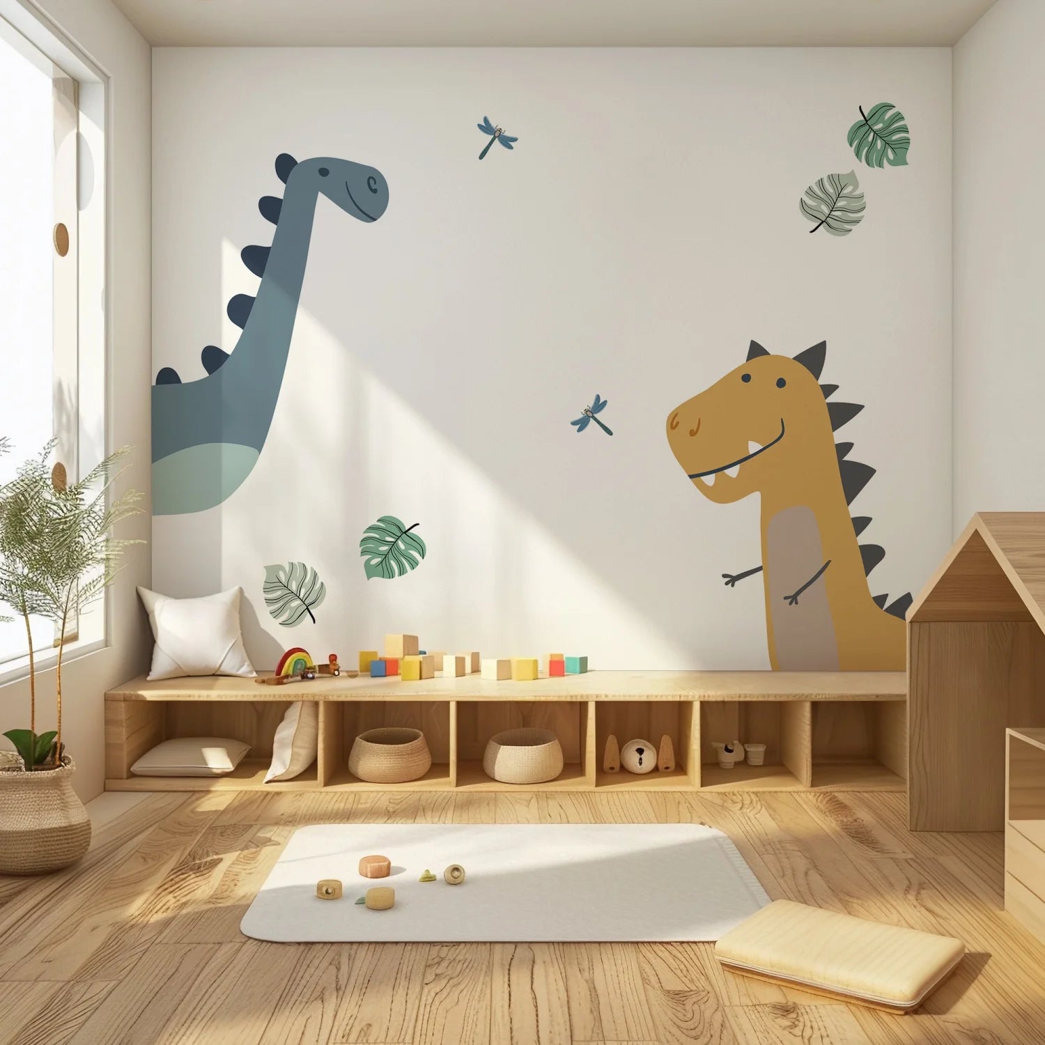 Diplo &amp; Rex The Dinos - Kids Wall Decal - Decals - Animals