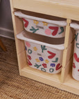 Florals Multicoloured - Storage Tub Decals Organisational