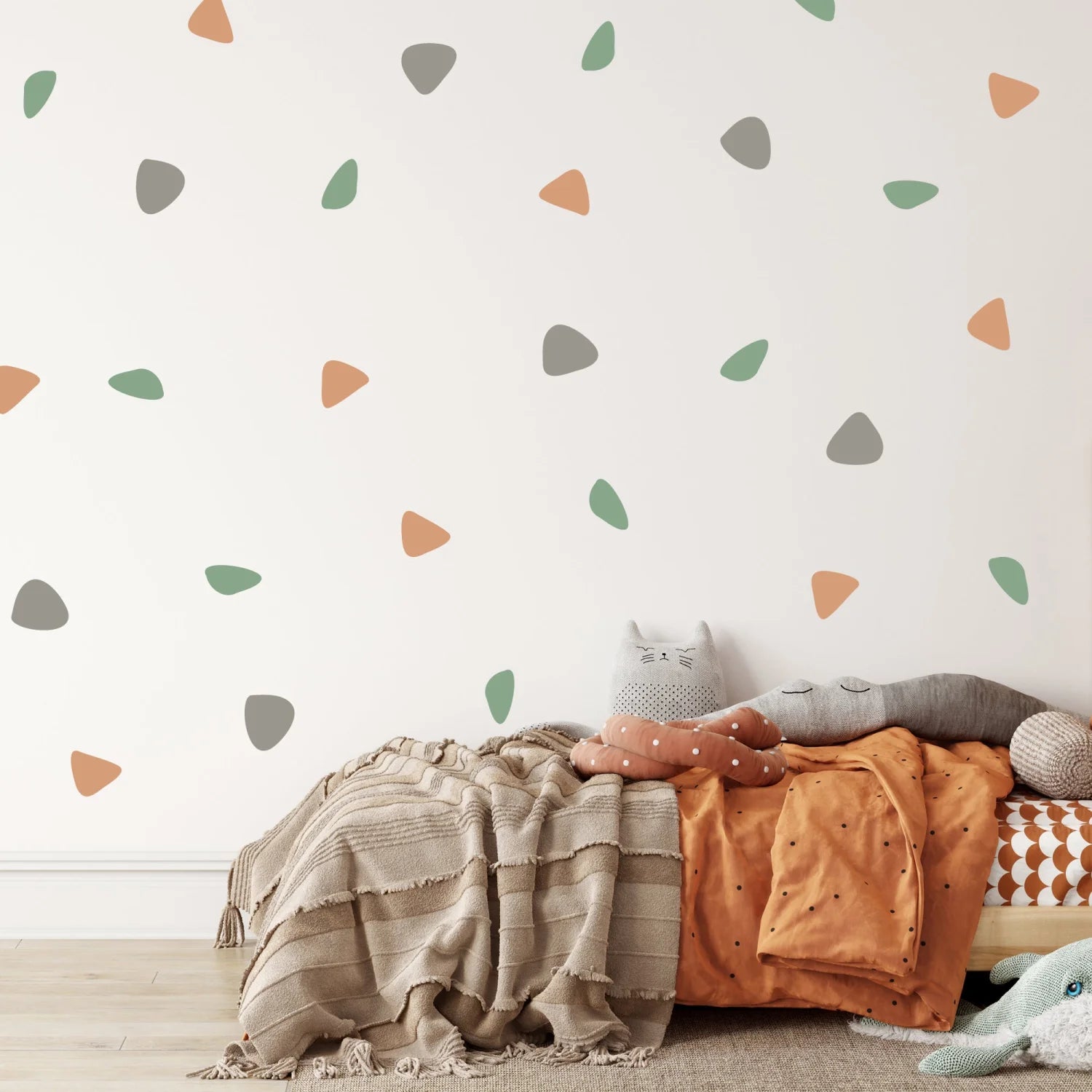 Jungle Vibes Triangle #1 Wall Decal - Decals Abstract Shapes