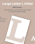 Letter L Initial Decal - Decals - Initials