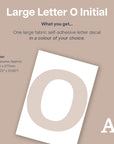 Letter O Initial Decal - Decals - Initials