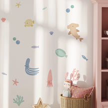 Pastel Under The Sea Wall Decals