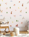 Woodland Animals - Pastel - Decals - Animals