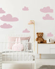 Pink Clouds Wall Decal - Decals Big Features