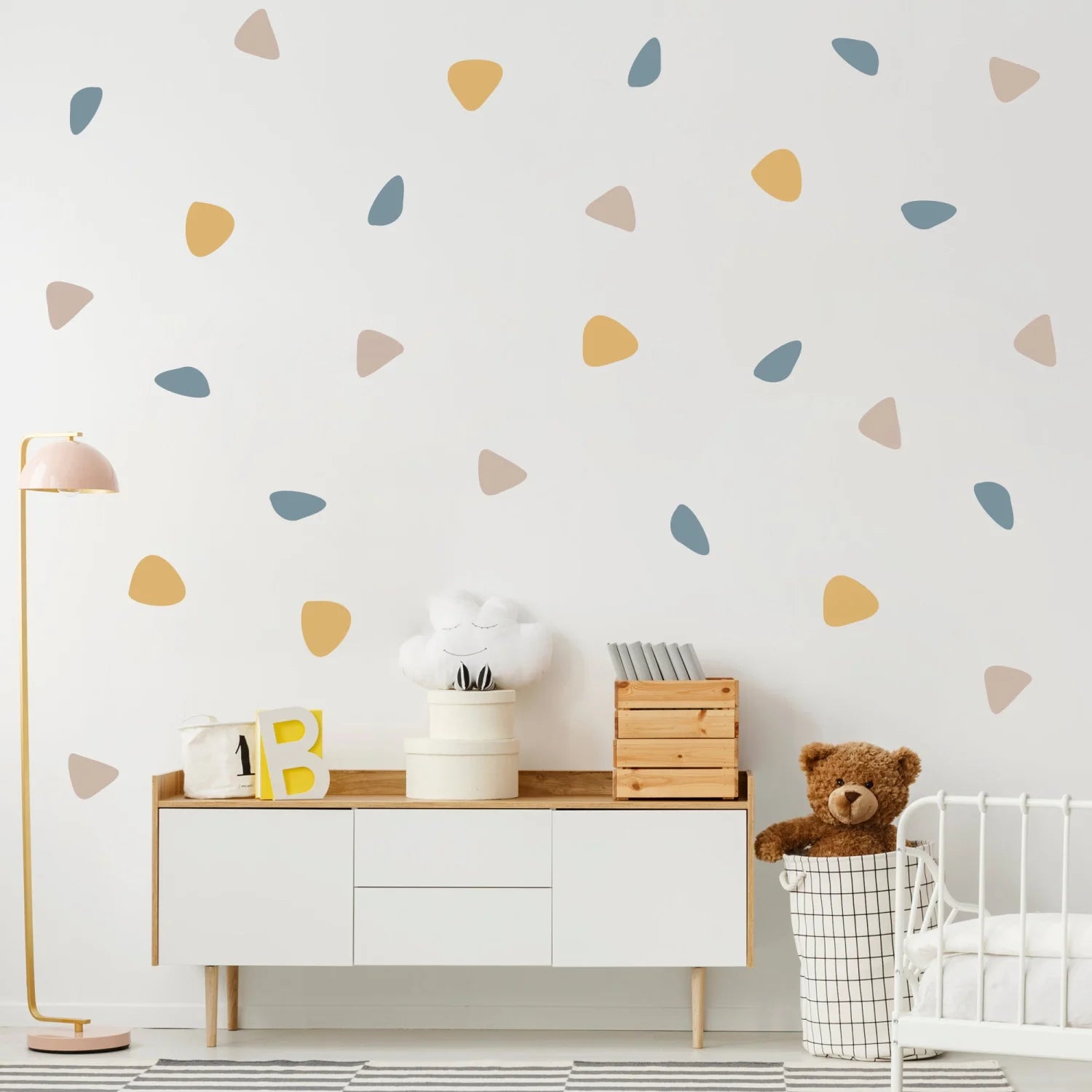 Seaside Triangles Wall Decal - Decals Abstract Shapes