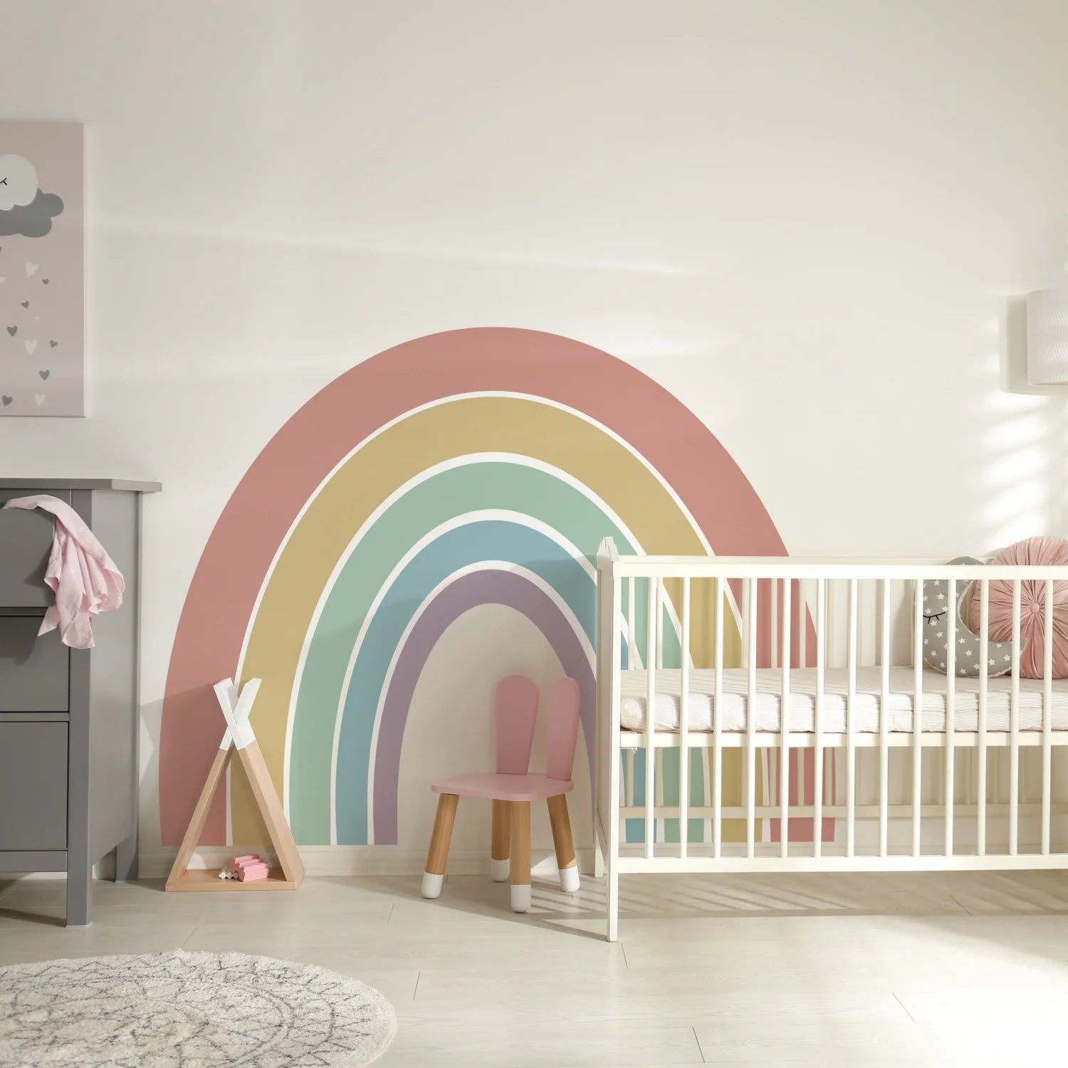 Solid Rainbow Wall Decal - Decals Big Features