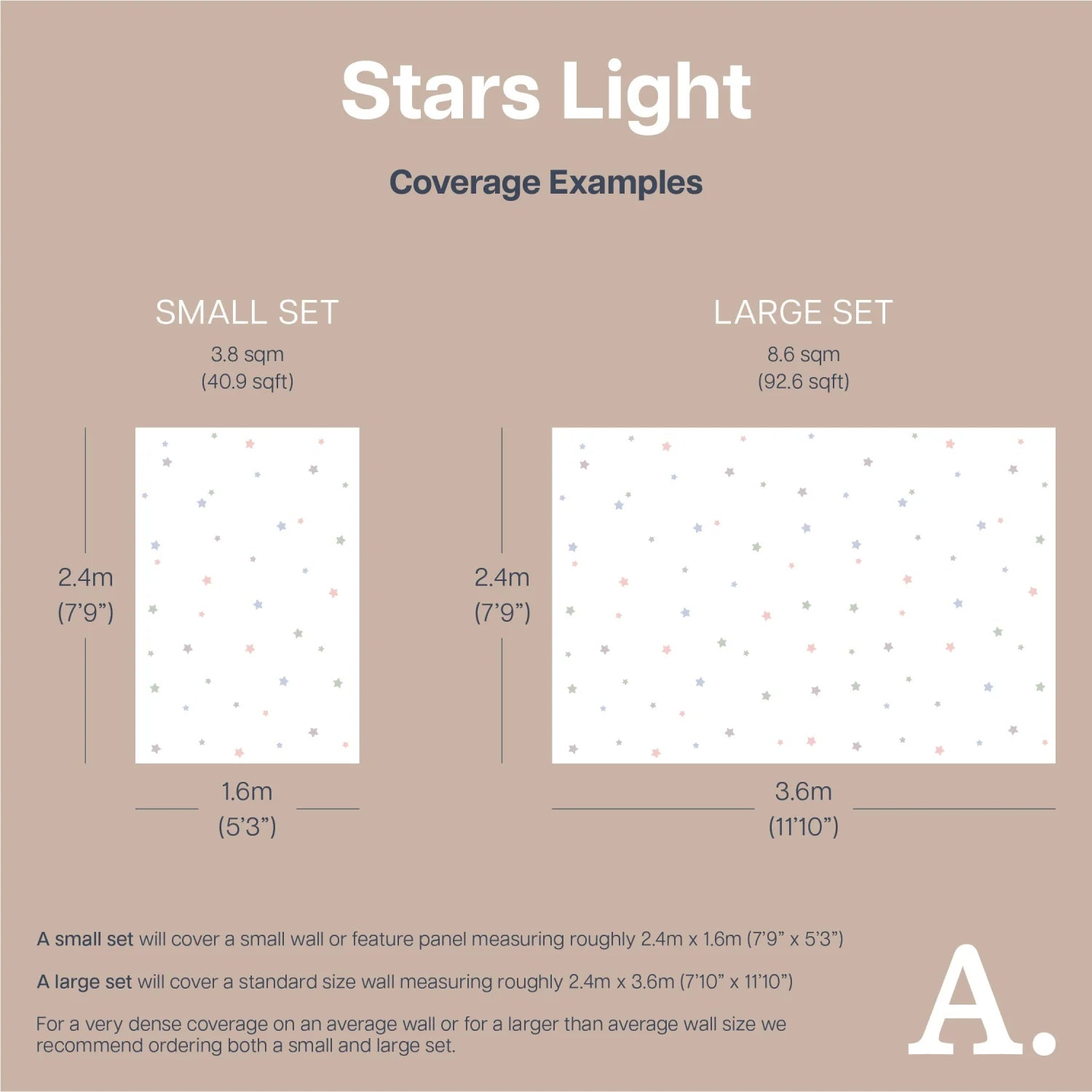 Stars Light Wall Decal - Decals - Abstract Shapes